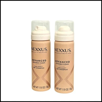 NEXXUS Advanced Invisible Clean Flexx-Adapt Dry Shampoo 1.15 oz - Set of 2 - Image 1 of 4