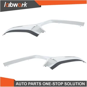 Labwork Front Bumper Grille Trims 2 PCS For Mazda 3 2019-2023 Left+Right Chrome - Picture 1 of 24