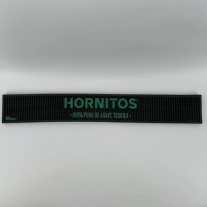 Hornitos Puro Agave Riel Rectangular Barra Alfombrilla 24” X 3.5” Verde Negro - Imagen 1 de 4
