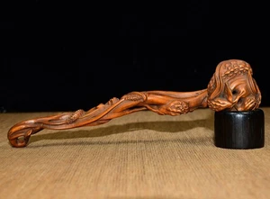 Decorazione casa soggiorno legno cinese Ruyi ornamento decorazione di buon auspicio - Foto 1 di 8