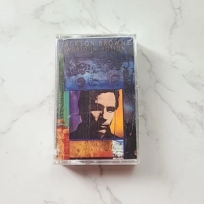 World in Motion by Jackson Browne Brand NEW Cassette Tape 1989 Elektra FAST SHIP - Image 1 of 4