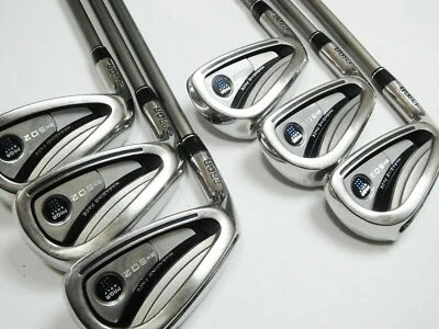 LEFT-HANDED PRGR GN502 6PC R-FLEX IRONS SET GOLF CLUBS 1118 - Image 1 of 4