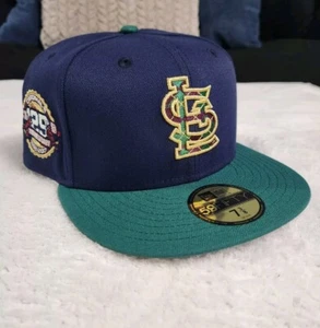 Gorra ajustada Cardinals 7 3/8 parche exclusivo Argyle STL color raro Cappy - Imagen 1 de 8