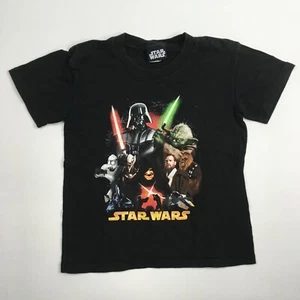 Vintage Y2K Star Wars Episode 3 Youth Boys Graphic T-shirt Sz 5/6 Darth Vader - Picture 1 of 7