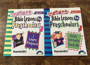 Two - Instant Bible Lesson for PreSchoolers/ Ages 2-5/ Respect & God's Servants - Picture 1 of 2