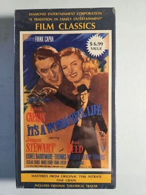 It's a Wonderful Life Film Classics (VHS 1990) Christmas Movie- NEW & SEALED - Image 1 of 2