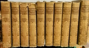 Antique - Historical Tales - By Charles Morris - 10 Book Collection Decorative - Imagen 1 de 24