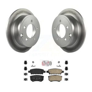 Rear Coated Brake Rotors Ceramic Pad Kit For Jeep Dodge Patriot Chrysler Compass - Picture 1 of 14
