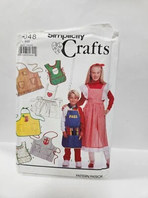 Simplicity Crafts 7048 One Size Childs Apron Uncut 1990 - Image 1 of 2