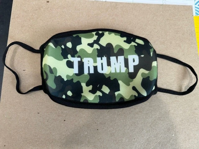 President Trump Camouflage Face Mask - Image 1 of 2