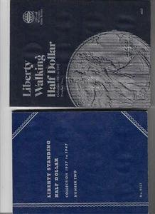 Whitman Walking/Standing Liberty Half Dollar Coin Folder #2 1937 - 1947 - Bild 1 von 1