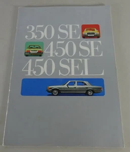 Brochure Mercedes-Benz 350 SE / 450 SE / 450 SEL W 116 Stand 03/1973 - Picture 1 of 3