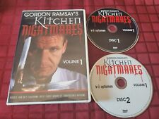 Gordon Ramsay's Kitchen Nightmares Volume 1 (2-DVD Set, All Regions) VG