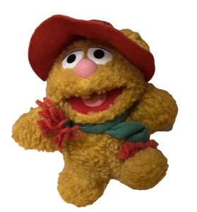 Baby Fozzie Bear Plüsch  Muppets Puppe Henson 1987 Kuscheltier Spielzeug Stoff - Bild 1 von 7