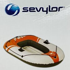 Sevylor Inflatable PVC HUI 100 One Person Boat Raft Water Fun Holds 190 Lbs