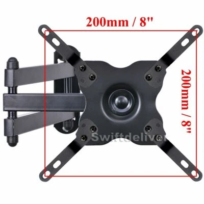 Full Motion TV Monitor Wall Mount Bracket for 26 27 28 29 32 37 39 40 42 LED wth - Image 1 of 4