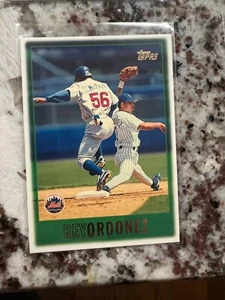 Tarjeta de béisbol 1997 Topps MLB New York Mets Rey Ordonez #180 - Imagen 1 de 1