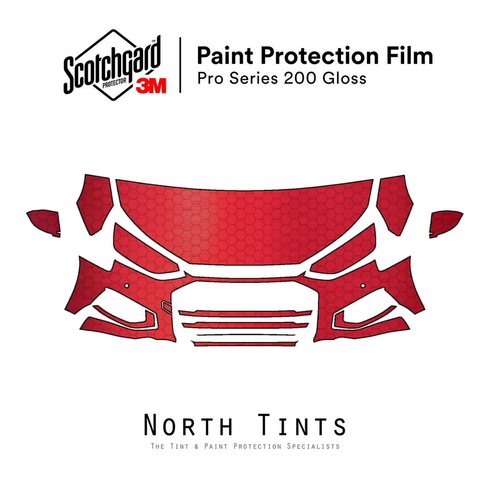 Audi A4 2020-2025 Serie 3M PRO Película de Protección de Pintura Precortada Sujetador Transparente Kit PPF Foto 1 de 4
