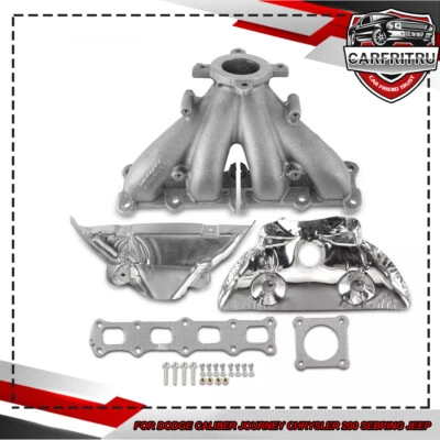 Exhaust Manifold with Gasket for Dodge Caliber Journey Chrysler 200 Sebring Jeep - Image 1 of 4