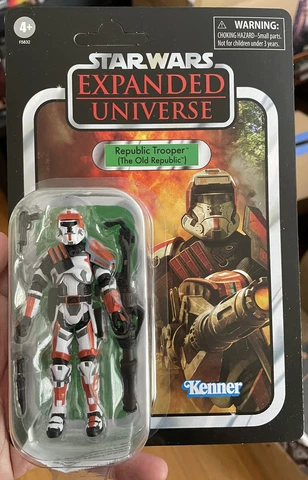 Star Wars Vintage Collection Expanded Universe Old Republic Trooper Unpunched Cover