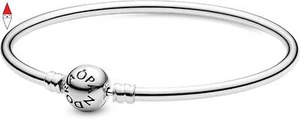BRACCIALE DONNA ORIGINALE ARGENTO PANDORA 19 - Imagen 1 de 3