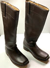 INDIAN WARS US UNION M1872 CAVALRY HORSE RIDING BROWN LEATHER BOOTS-SIZE 12