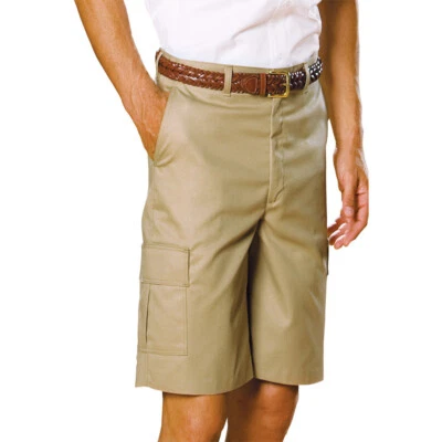 Pantalones Cortos de Trabajo Edwards Cargo Frente Plano Informales Caqui Talla 38 Uniforme de Trabajo Foto 1 de 4