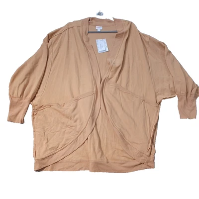 Cárdigan Suéter LuLaRoe Kennedy Borde Crudo Medios Mixtos Cómodo XL - Tostado Claro - Nuevo con Etiquetas Foto 1 de 4