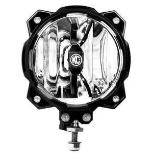 KC HiLiTES 91300 White LED Round 6" Off Road Light Black Aluminum Spot Beam 20W - Picture 1 of 7