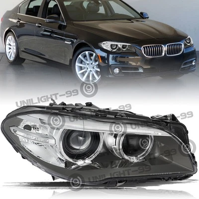 Passenger Side For 2014-2017 BMW 5 Headlight F10 F18 528i 535i 550i W/O AFS  - Image 1 of 4