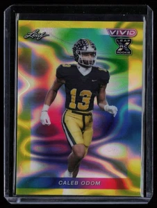 CALEB ODOM 2024 LEAF VIVID YELLOW LAVA RC 5/10 ALABAMA CRIMSON TIDE #111 - Picture 1 of 2