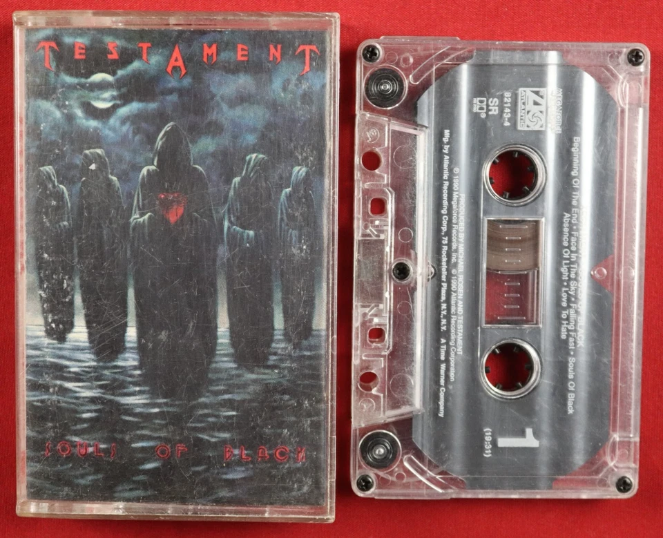 Souls of Black by Testament (Cassette, 1990, Megaforce Records) - Good Foto 1 de 4