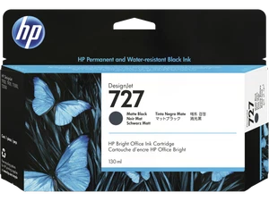 HP 727 130-ml Matte Black DesignJet Ink Cartridge, B3P22A - Picture 1 of 7