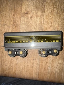 American Flyer Lines O Gauge 8 Wheel Gray Truck Tender Type - Picture 1 of 4