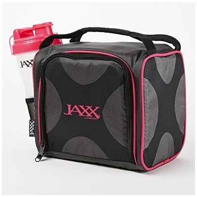 Jaxx FitPak Pink Portion Control Container Set, Reusable Ice Pack, and Shaker - Image 1 of 4
