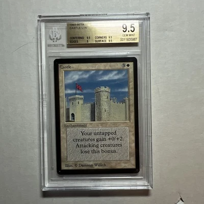 MTG Beta Castle BGS 9.5 Gem Mint  (Gem centering, corners, surface)  1993 - Image 1 of 4