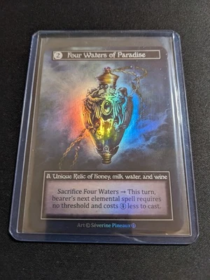 Four Waters of Paradise Foil Sorcery Card Contested Realm: Arthurian Legends - Image 1 of 3