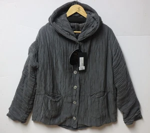 RRP £275 GRIZAS M/14 UK (CH 60 cm) Mink Silk/Linen Padded Termo Insulated Jacket - Picture 1 of 22