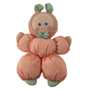 Fisher Price Slumber Babies PINK BUNNY Puppe Plüsch 1989 Lovey Security - Bild 1 von 8
