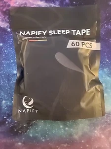 Napify Sleep Tape 60 Pieces Rest Recovery Stop Snoring Pain Free Removal - Picture 1 of 2