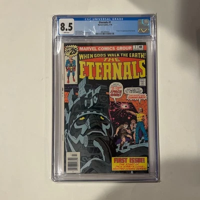 Eternals #1 CGC 8.5 WP (Marvel/1976) - 1st appearance the Eternals 3802805004 - Image 1 of 3