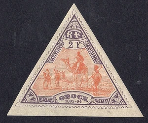 REF A colonie OBOCK-N°60 tirage de 1894 neuf 2f violet/orange -COTE : 220 € - Picture 1 of 2