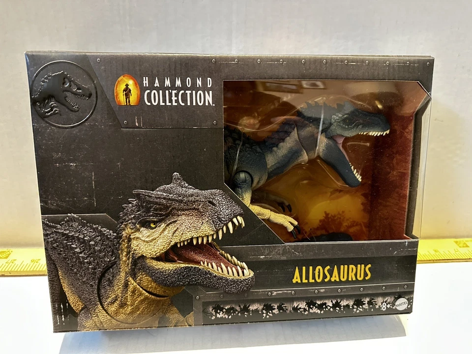 Mattel Jurassic World Hammond Collection Allosaurus Dinosaur Action Figure