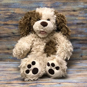 Peluche Build a Bear peludo cachorro perro animal marrón tostado peluche retirado - Imagen 1 de 9