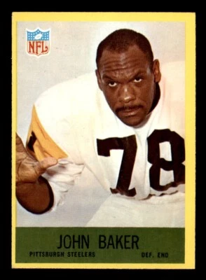 1967 Philadelphia Football #147 John Baker EX *e5 - Image 1 of 2