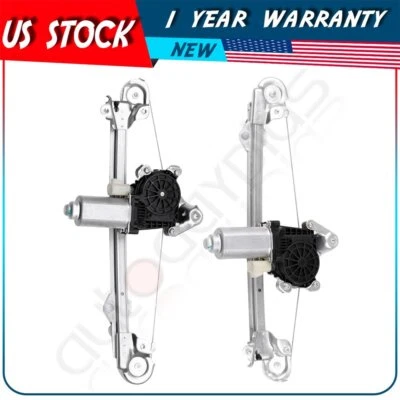 Se adapta a Chevy Malibu 1997-03 trasero izquierdo derecho con motor nuevo regulador de ventana eléctrica Foto 1 de 4