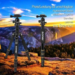 ZOMEI Q666 Pro Aluminum Tripod Monopod Ball Head Flexible for DSLR Camera photo - Picture 1 of 13