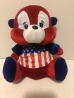 Classic Toy Co. U.S.A American Flag Bear Plush Stuff Animal 10” Patriot