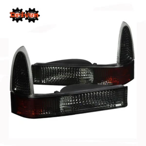 99-04 Ford F250 F350 Super Duty Excursion Smoked L Corner Bumper Turn Signal - Picture 1 of 2