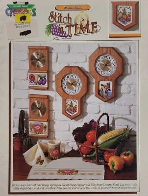 Stitch Time Flowers Fruits Vegetables Cross Stitch Patterns By Color Charts a8 - Image 1 of 3